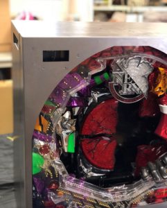 〔2018/3/18〕発売開始は5月予定！？卓上パチンコの枠サンプルです。