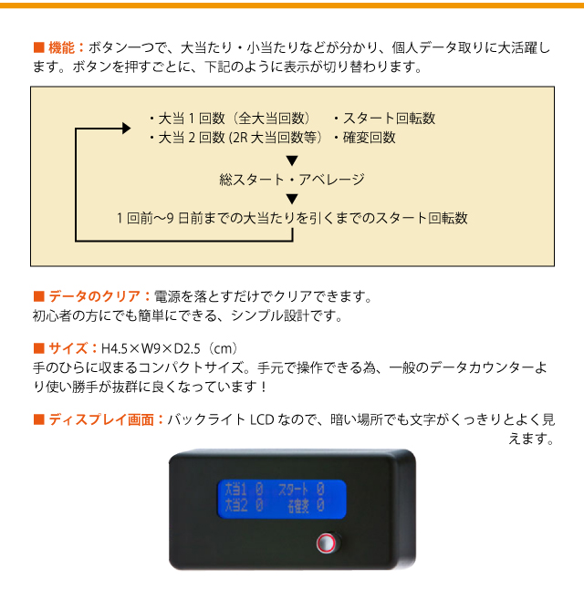 操作簡単　コンパクト