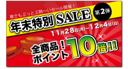 期間：１１月２８日（月）～１２月４日（日）